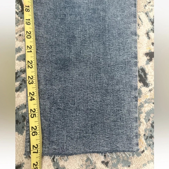 NWT Old Navy High Rise Curvy O.G. Straight Secret Smooth Pockets Blue Sz 18 - Picture 13 of 13